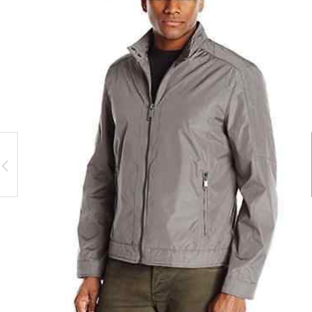 MARC NEW YORK ANDREW MARC‎ Rain Tech Motorcycle Jacket in Gray Size XXL NWD